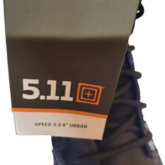 NWT 5.11 Tactical Men\'s Black Boots Zip Side Size 8 main image 9